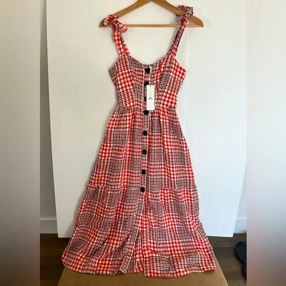 Urban Outfitters Dresses Urban Outfitters Plaid Maxi Dress